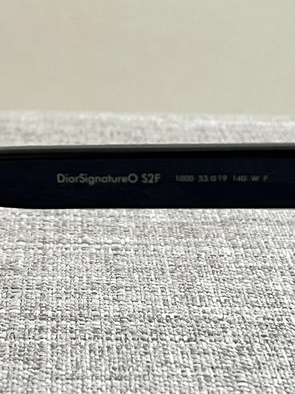 Dior Black and Gold Rectangular Optical Glasses - Picture 5 of 7